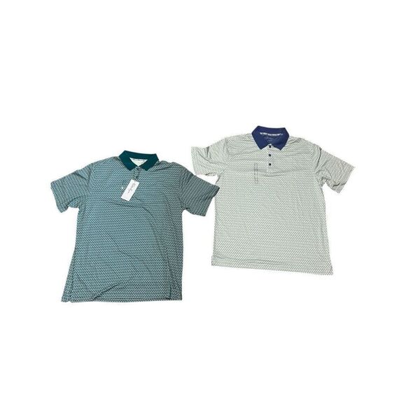 2 Walter Hagen Large clubhouse 19th hole golf polo martini drinks glasses polo - Picture 3 of 8